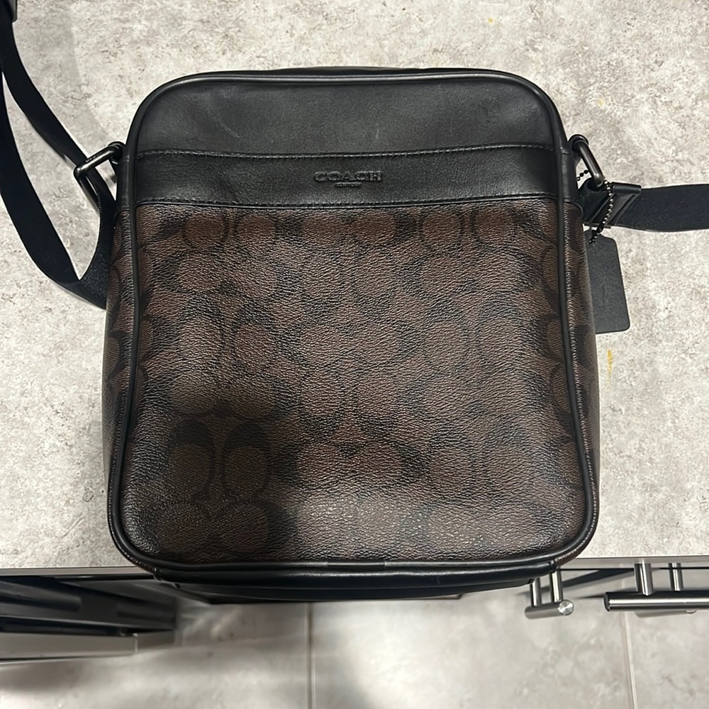Mens coach flight bag